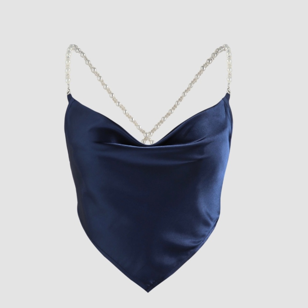 Satin Crop Top